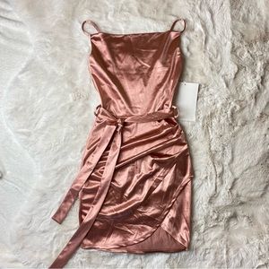 Satin Mini Dress